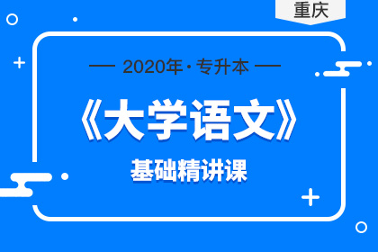 2020年重庆专升本大学语文基础精讲