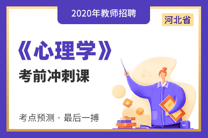 2020年河北教师招聘普通心理学考前冲刺课