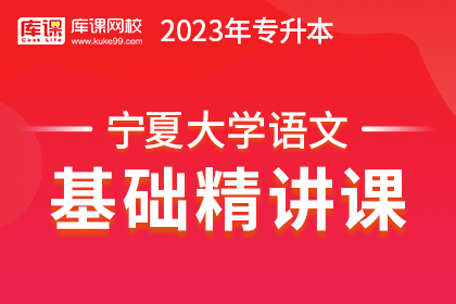 2023年宁夏专升本基础精讲课-大学语文（预售赠送180天）