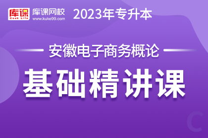2023年安徽专升本基础精讲课-电子商务概论