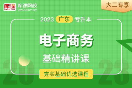 2023年广东专升本基础精讲课-电子商务•大二专享