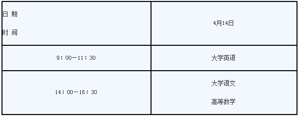 陕西2018年专升本考试时间：4月14日(图1)