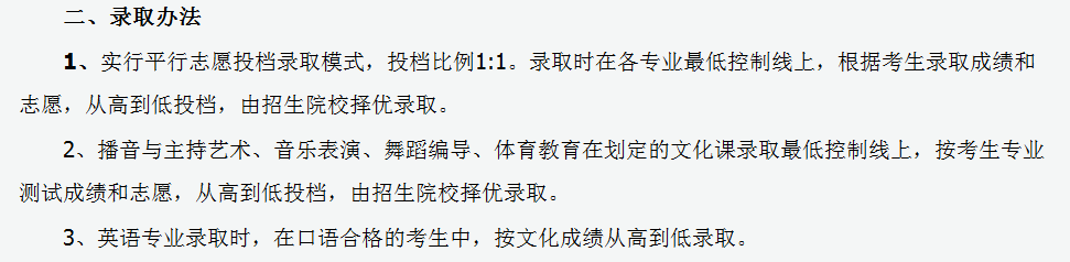 山西省专升本第二批院校最低控制分数线(图2)