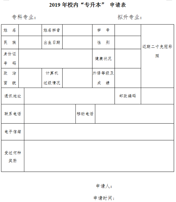 專升本申請(qǐng)書如何寫（西華師范大學(xué)）(圖1)