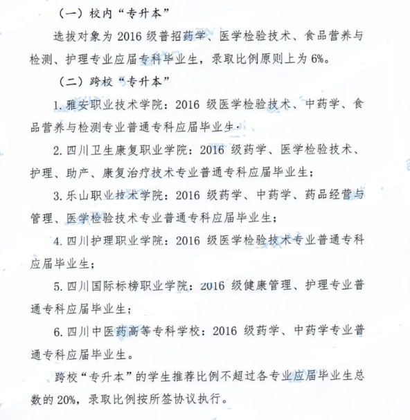 成都医学院专升本报名条件有哪些？(图1)