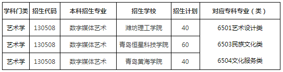 2020山東專升本數(shù)字媒體藝術(shù)專業(yè)招生院校有哪些？(圖1)