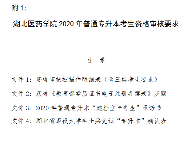 2020年湖南醫(yī)藥學院專升本招生簡章(圖4)