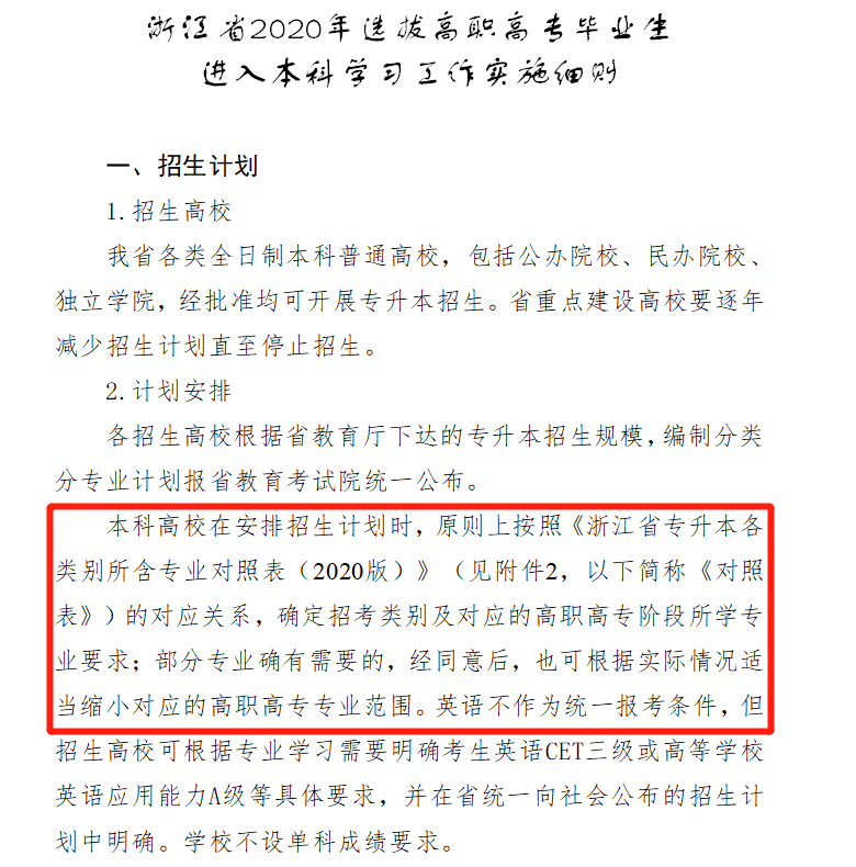 浙江專升本報(bào)考需要專業(yè)對口嗎？(圖1)