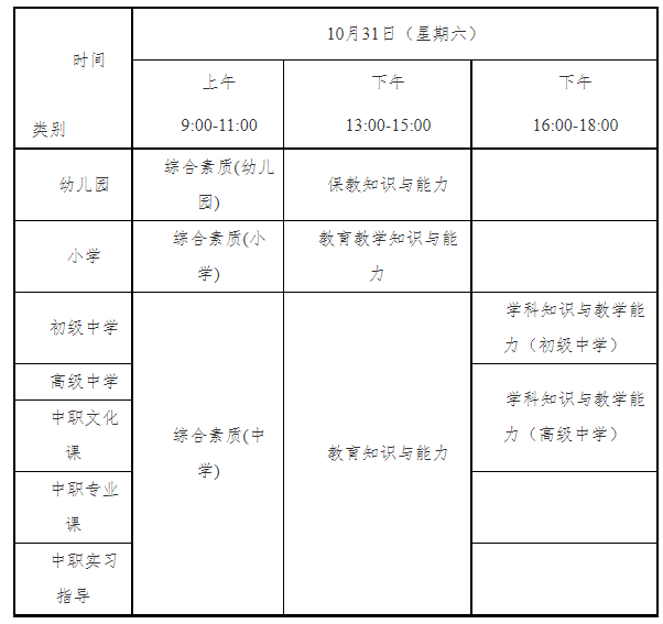 湖南省2020年下半年中小学教师资格考试(笔试)公告