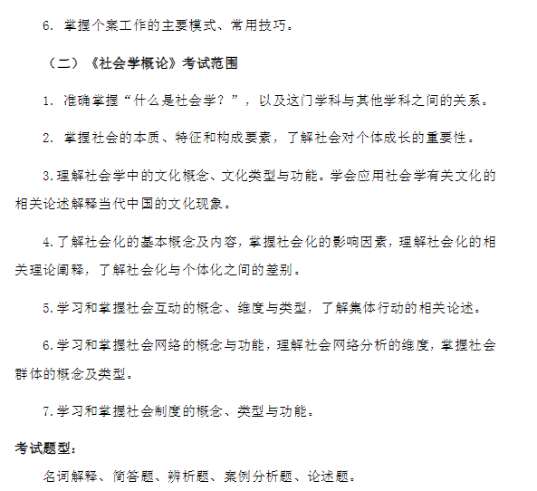 2021南京曉莊學(xué)院專轉(zhuǎn)本自主招生社會工作專業(yè)考試大綱