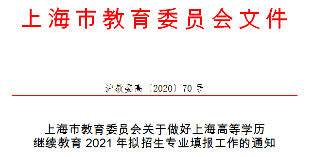 2021年上海關(guān)于高校專升本擬招生專業(yè)填報(bào)政策(圖1)