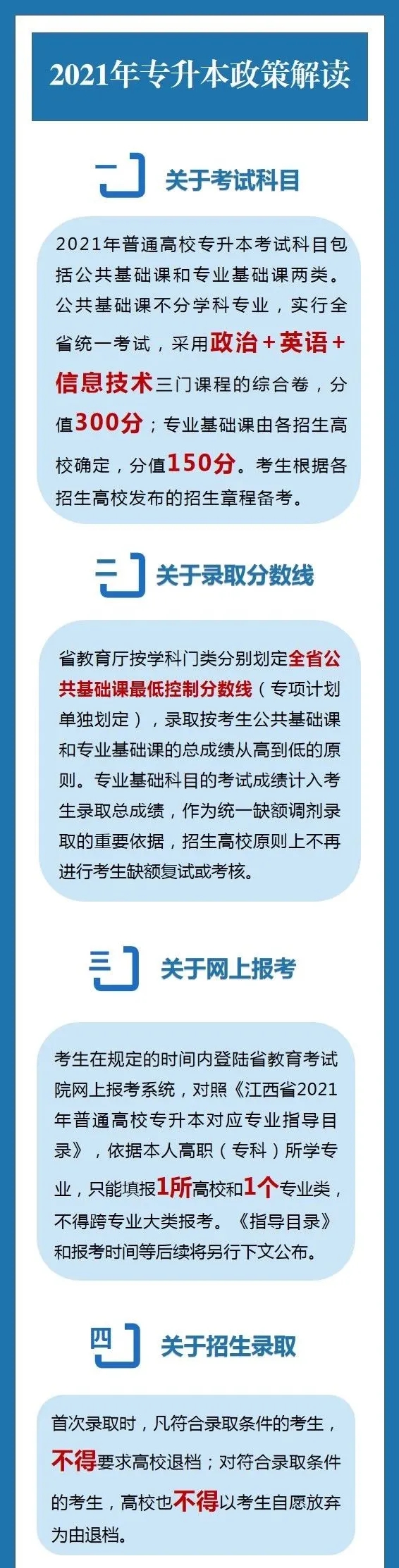 2021年江西專升本政策解讀(圖1)