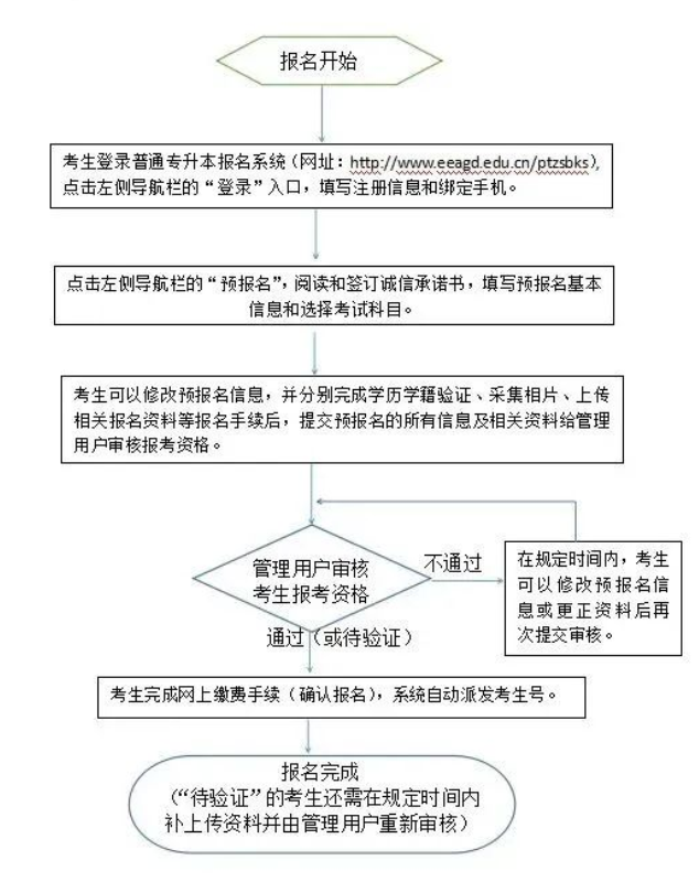 廣東專升本報(bào)名流程